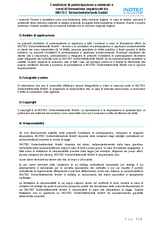 Condizioni di partecipazione 2025